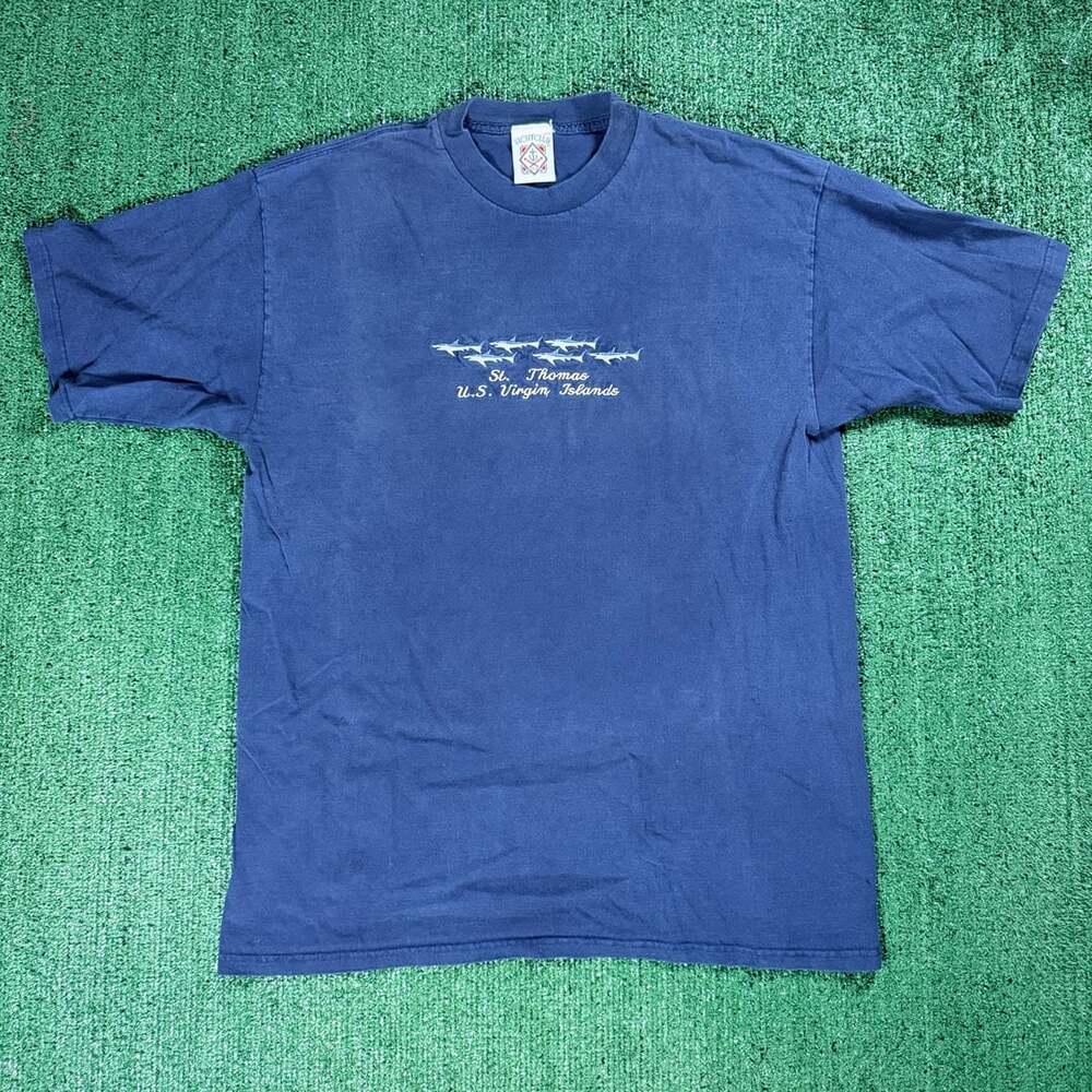 Vintage Yacht Club St Thomas U.S. Virgin Islands Size XL T-Shirt
